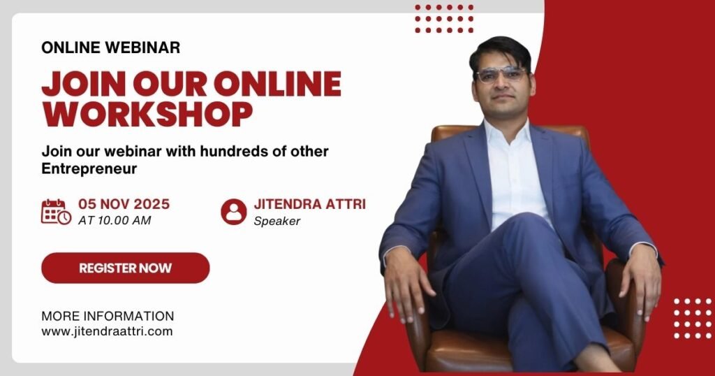 dark blue and white geometric business workshop facebook post (2)